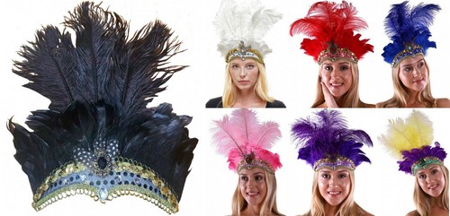 Costume copricapo showgirl - costume,