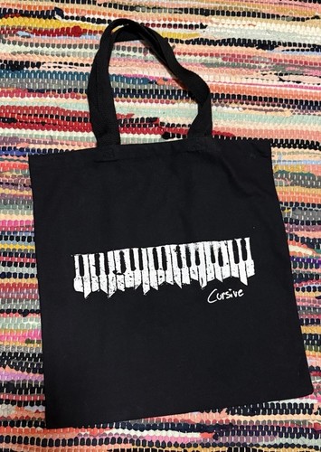 Cursive band ugly organ tote - ugly,