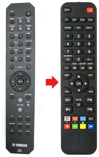 Telecomando adatto per yamaha - telecomando,