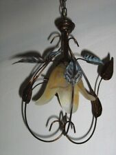 LAMPADARIO FERRO BATTUTO STILE CLASSICO LAMPADARIO SOSPENSIONE CAMERA INGRESSO