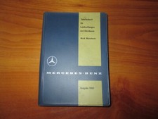 Libro tabella Mercedes Benz