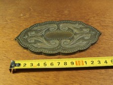 Antico clichée doratura legatoria libri stampa Bassorilievo Cliché Fregio Cliche