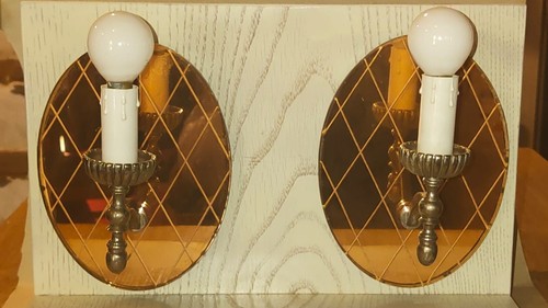 Due applique vintage ovale - due, in