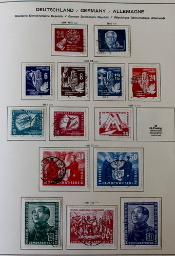 Francobolli collezione ddr - francobolli,