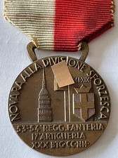 Medaglia 54 Regg. Fanteria 17 Artiglieria XXX Btg. CCNN Ollearo Novara Albania