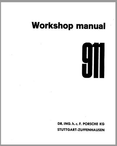 Manuale officina porsche 911 - officina,