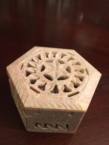 Marble jewelry box trinket - box,