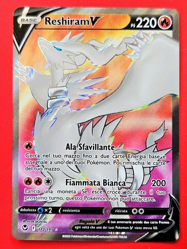 Carta pokemon reshiram full - carta,