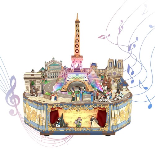 Romantic paris carillon puzzle - paris,