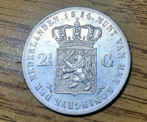 1854 2 gulden - 2,