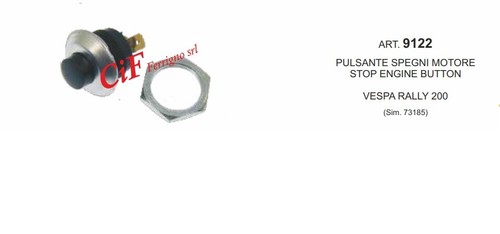 Pulsante spegni motore stop - spegni,