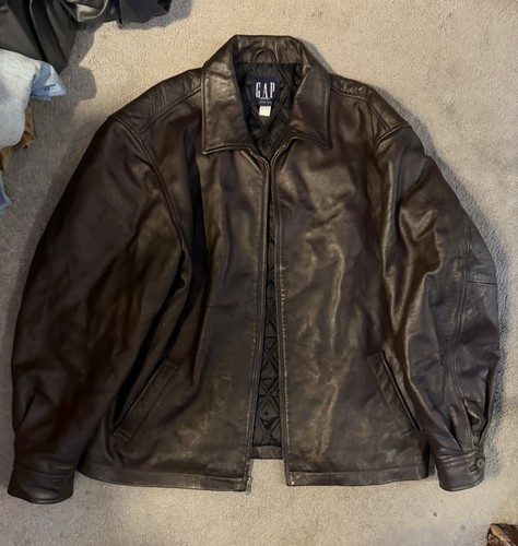 Giacca pelle marrone - , gap