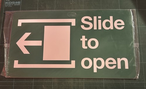 Slide open door - slide, to