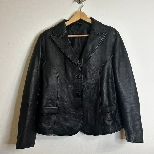 Giacca blazer vera pelle - giacca, in