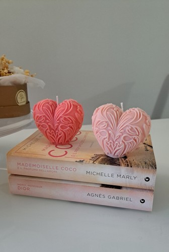 Candele media forma cuore - candele,