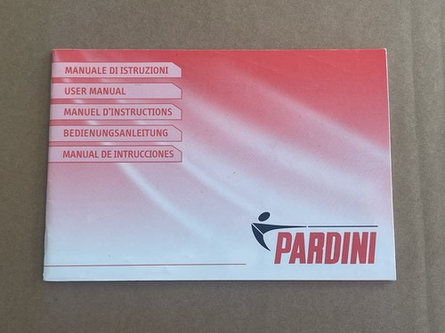 Pardini manuale istruzione - d'istruzione,