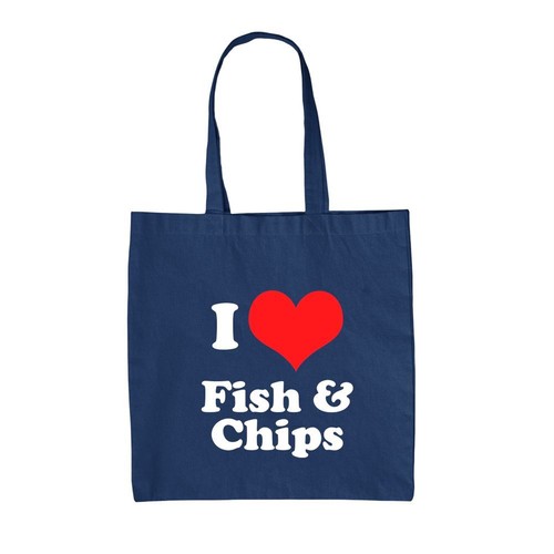 Love fish chips borsa - fish,