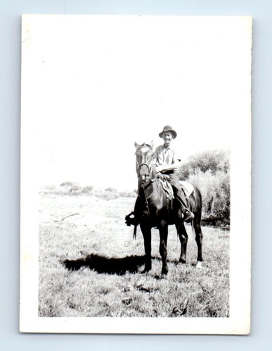 Vecchia foto epoca - d'epoca, cavaliere