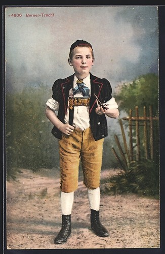 Cartolina junger knabe - cartolina,