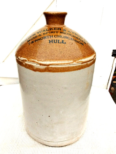 Old brown walker atkin wine - brown,
