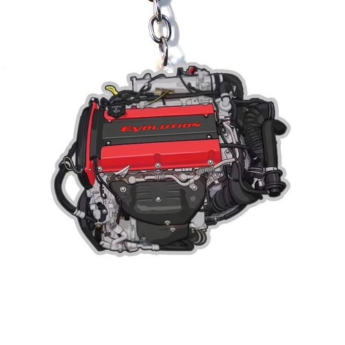 Mitsubishi lancer keyring - mitsubishi,