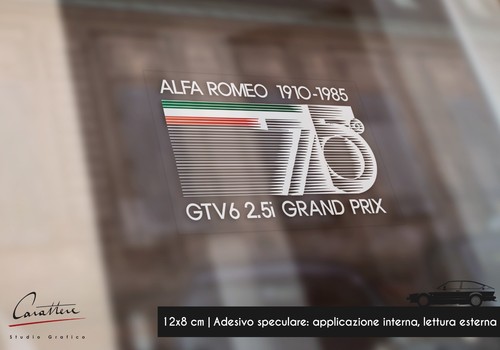 Adesivo speculare alfa - speculare, romeo