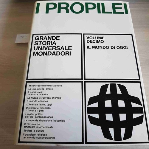 Volume mondo di oggi - -,