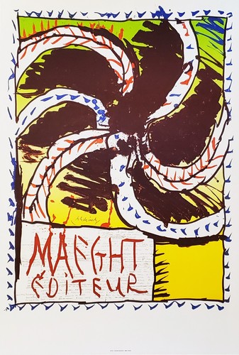 Pierre alechinsky affiche - pierre,