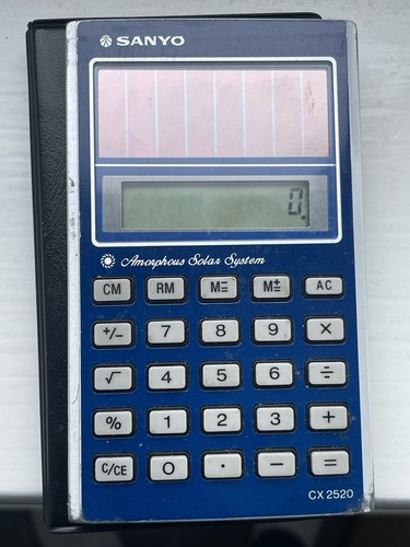 Sanyo 2520 calcolatrice a - sanyo, cx-2520