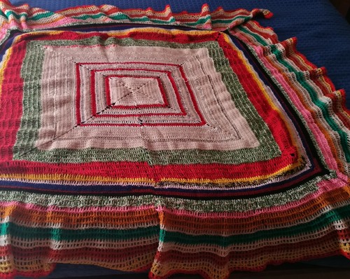 Plaid vintage coperta - , letto