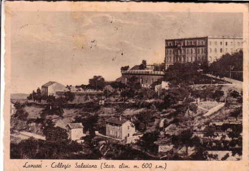 Lanusei antica viaggiata 1941 - lanusei,