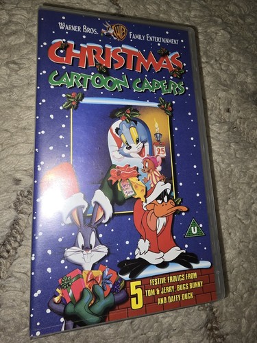 Christmas cartoon capers vhs - christmas,