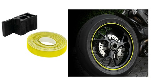 Profilo adesivo giallo fluo - profilo,