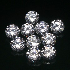 Lotto pezzi diamante tondo - 10,