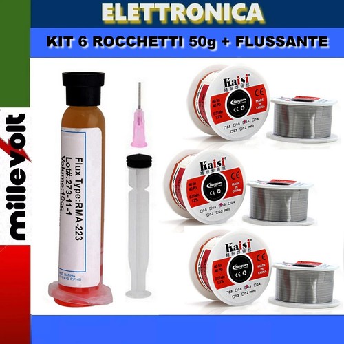 Kit stagno saldatura 6 - kit,