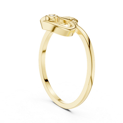 Anello donna con diamanti - da,