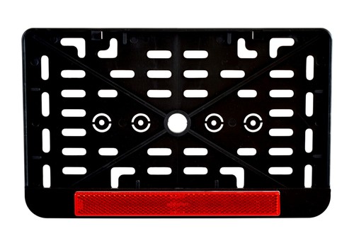 Portatarga 240x130mm con - portatarga,