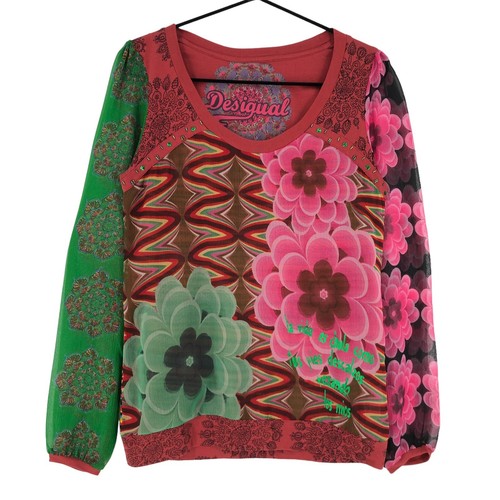 Desigual maglietta maniche - desigual, a