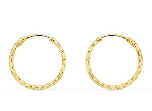 Orecchini oro 18k 750 mls - oro,