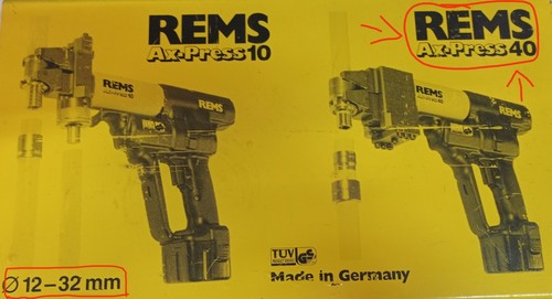 Pressatubo assiale rems - assiale,