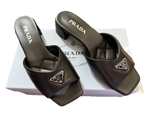 Prada diapositive con tacco - diapositive, a