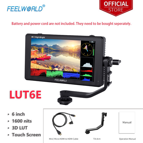 Feelworld lut6e fotocamera - feelworld,
