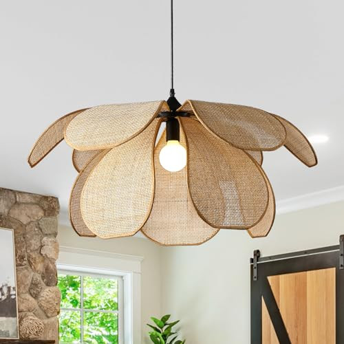 Meibeileil lampadario rattan - lampadario,