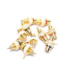 Lotto connettori rca - 10,