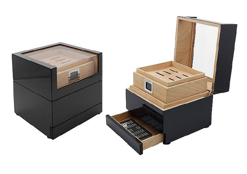 Humidor per sigari - fibra, di