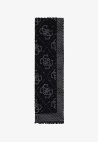 Sciarpa uomo nero guess - sciarpa,