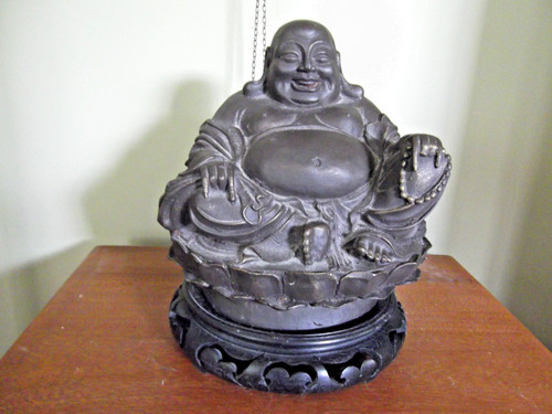 Laughing buddha statue with - laughing,