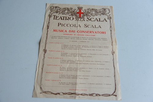 Locandina teatro alla scala - teatro,