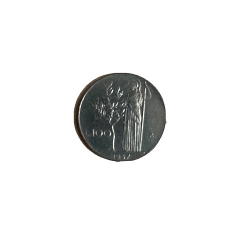 Moneta rara 100 lire del - 100,