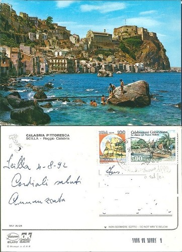Cartolina 1992 colori - colori,